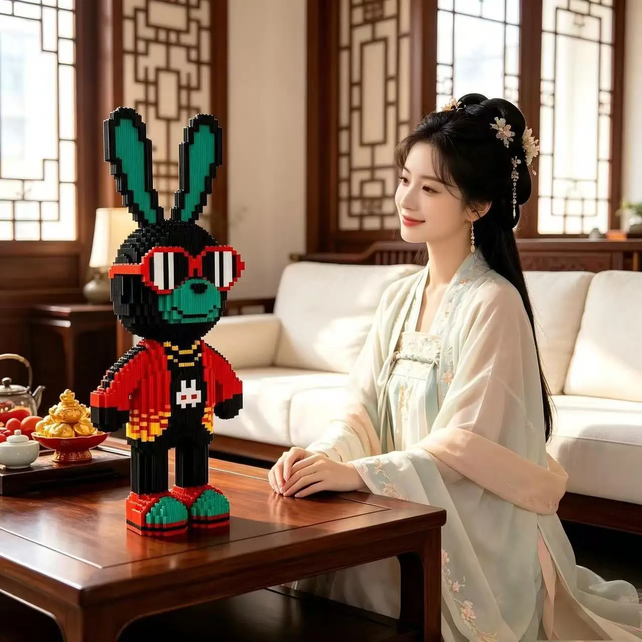 2026 New 3D Colorful Trendy Society Rabbit Building Blocks Brick Adult Assembly Puzzle Toys Kids Adult Gift Home Decor
2026 New 3D Colorful Trendy Society Rabbit Building Blocks Brick Adult Assembly Puzzle Toys Kids Adult Gift Home Decor