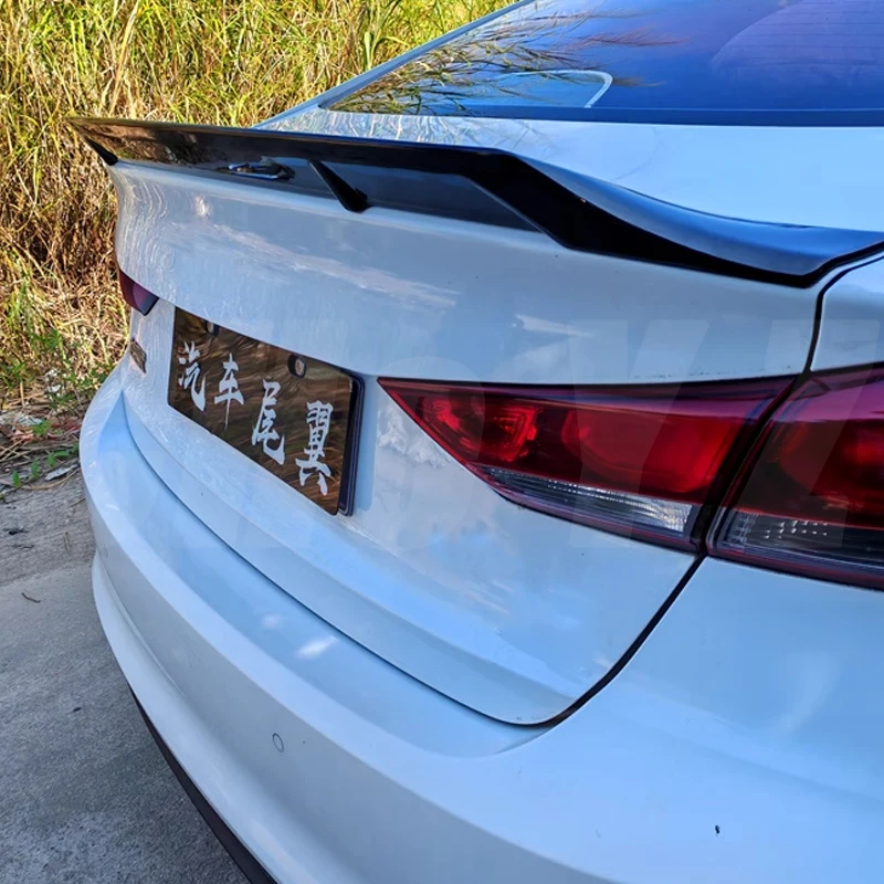 For Hyundai Elantra Spoiler 2017 2018 19 High Quality Carbon ABS Spoiler Car Rear Wing Primer Color Rear Trunk Tail Fin Sports
For Hyundai Elantra Spoiler 2017 2018 19 High Quality Carbon ABS Spoiler Car Rear Wing Primer Color Rear Trunk Tail Fin Sports