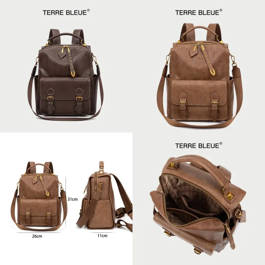 【New style】Backpack for women 2026 new retro British style college student schoolbag Korean style simple fashionable travel bac
【New style】Backpack for women 2026 new retro British style college student schoolbag Korean style simple fashionable travel bac