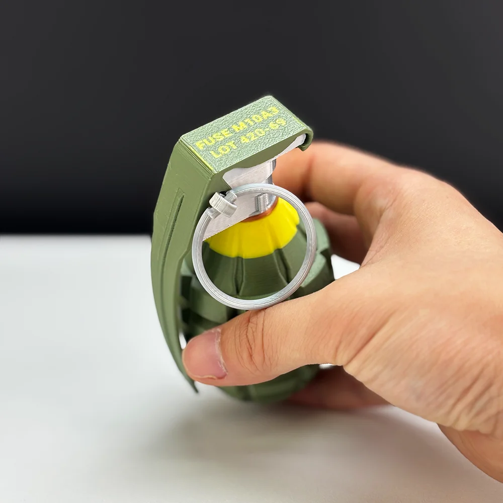 3D-печать, реплика масштаба 1:1, модель MK2 армии США, пружинная ручка, коллекционная коллекция военных энтузиастов, модель дисплея
3D-печать, реплика масштаба 1:1, модель MK2 армии США, пружинная ручка, коллекционная коллекция военных энтузиастов, модель дисплея