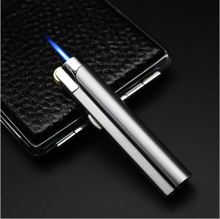 Fashion Metal Windproof Jet Torch Gas Cigarette Lighter Jet Flame Cigarette Torch Lighter(Without Gas)
Fashion Metal Windproof Jet Torch Gas Cigarette Lighter Jet Flame Cigarette Torch Lighter(Without Gas)