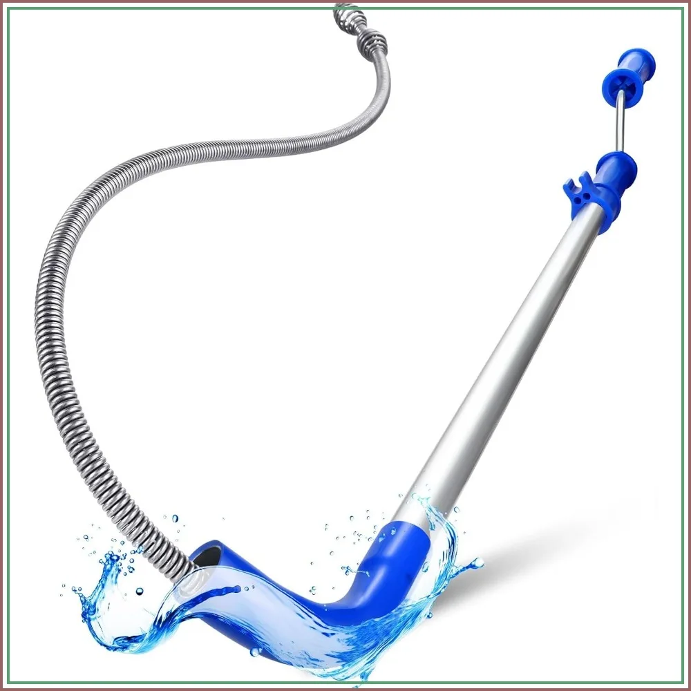 6 FT Drain Snake for Toilets, Silicone Protection, Clog Remover Tool for Heavy Blockages
6 FT Drain Snake for Toilets, Silicone Protection, Clog Remover Tool for Heavy Blockages