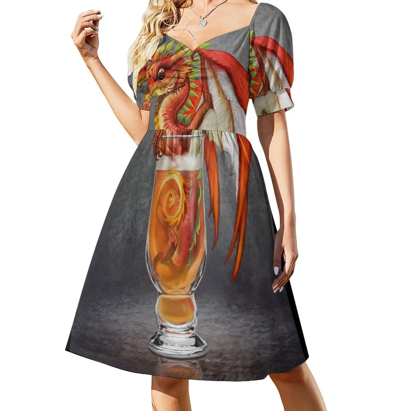 Cider Red Apple Dragon Short-Sleeved Dress Women's summer dress elegant dresses plus sizes long dresses for women
Cider Red Apple Dragon Short-Sleeved Dress Women's summer dress elegant dresses plus sizes long dresses for women