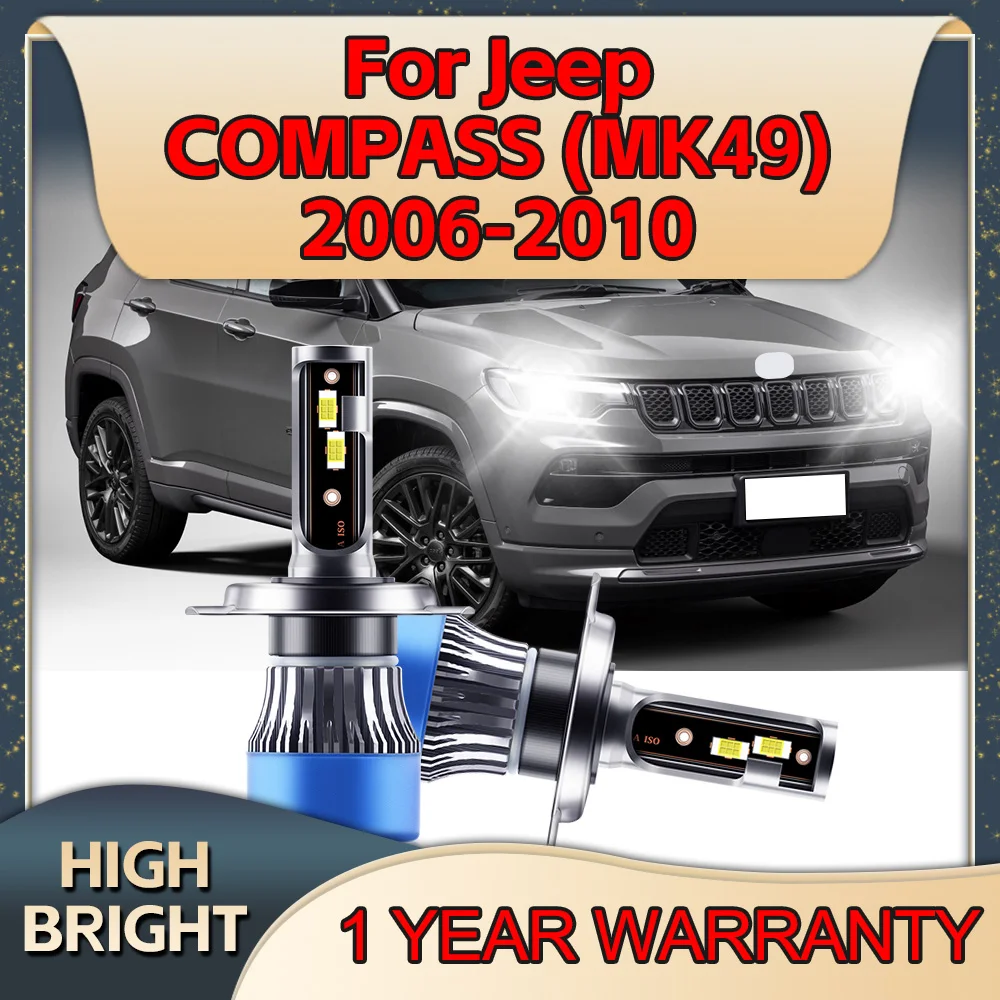 Светодиодные Автомобильные фары H4 6000 лм 2006 K, 2 шт., лампы головного света с охлаждающим вентилятором для Jeep COMPASS (MK49) 2007 2008 2009 2010
Светодиодные Автомобильные фары H4 6000 лм 2006 K, 2 шт., лампы головного света с охлаждающим вентилятором для Jeep COMPASS (MK49) 2007 2008 2009 2010