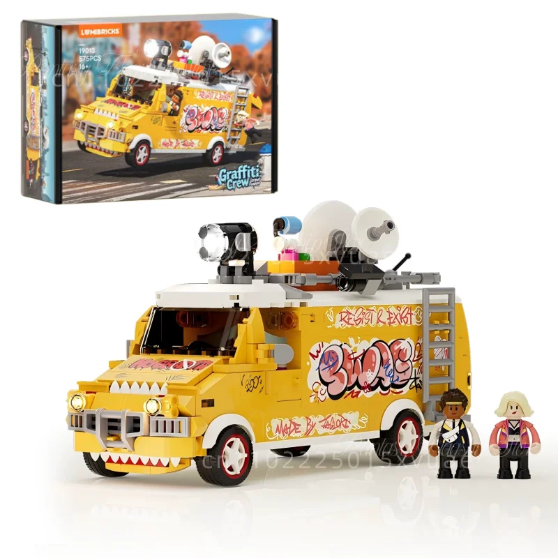 American Street Series Building Blocks Graffiti Squad Car Assembling Toy Street Scene Model Desktop Decoration Collectible Gifts
American Street Series Building Blocks Graffiti Squad Car Assembling Toy Street Scene Model Desktop Decoration Collectible Gifts