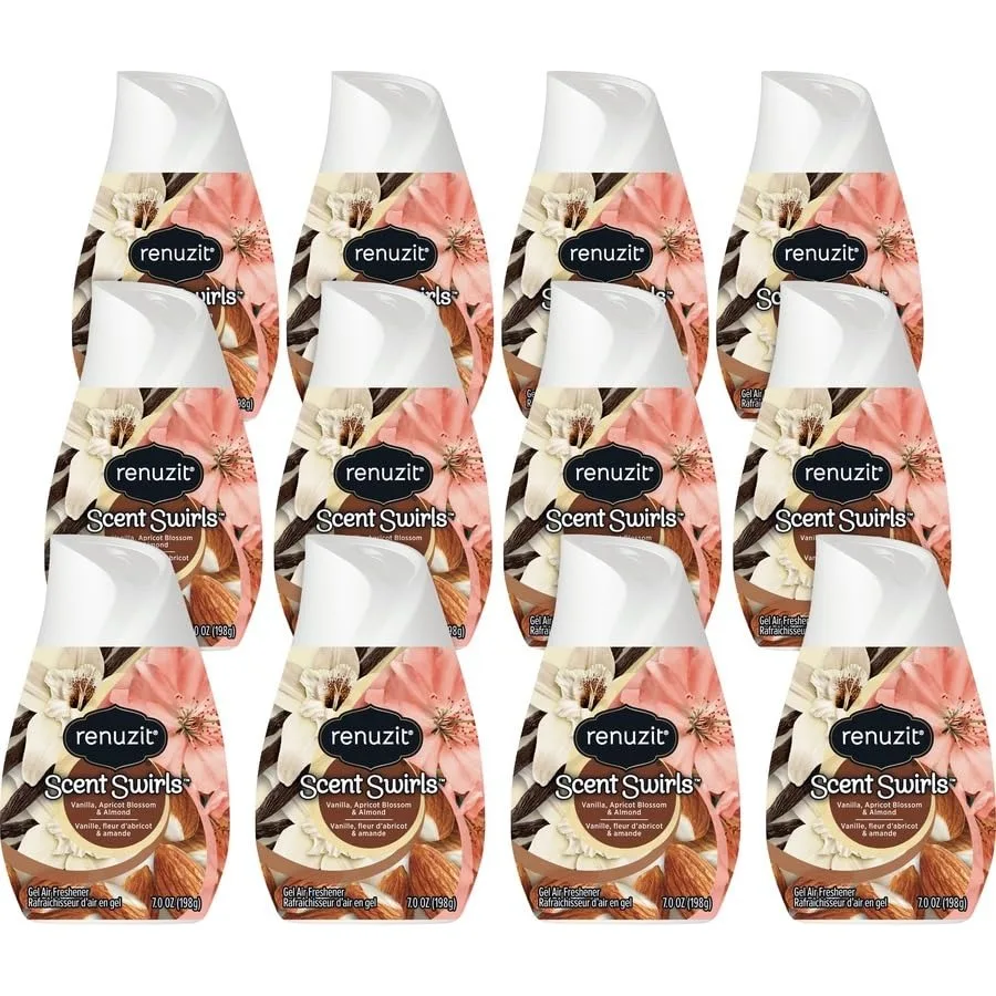 Gel Solid Air Freshener Cone, Vanilla, Apricot Blossom, and Almond, 7 OZ Pack of 12
Gel Solid Air Freshener Cone, Vanilla, Apricot Blossom, and Almond, 7 OZ Pack of 12