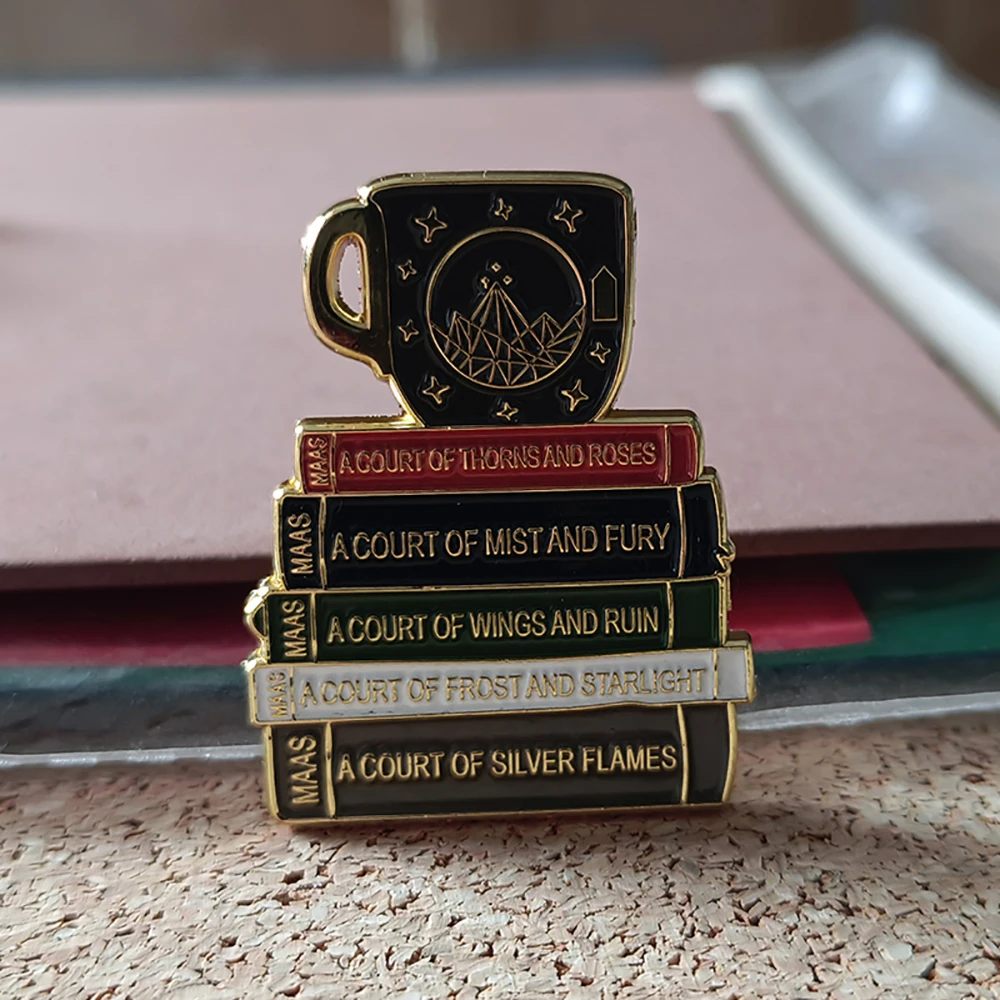 Book and cup hard enamel pins, fantasy novel, anime, metal badges, student backpack, clothing decoration brooches
Book and cup hard enamel pins, fantasy novel, anime, metal badges, student backpack, clothing decoration brooches