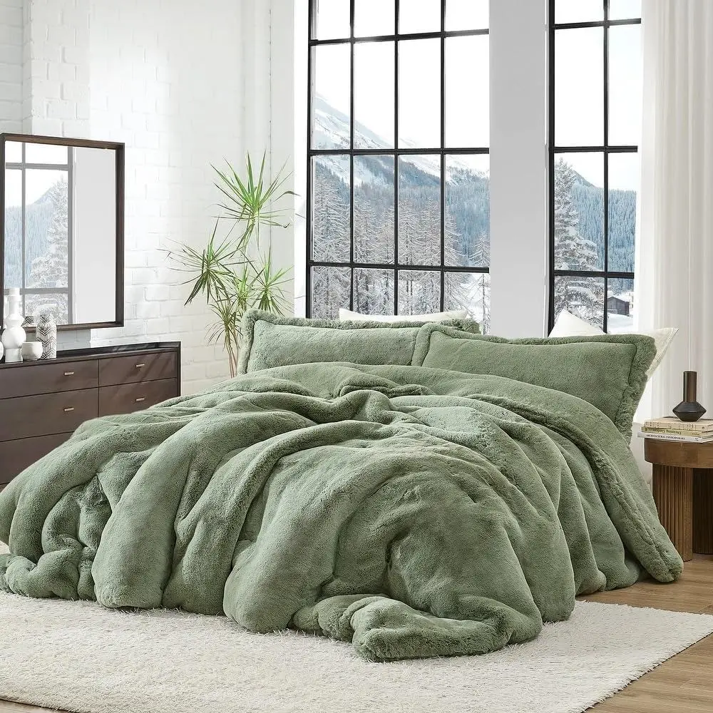 Oversized King Comforter Set with Chunky Bunny Pattern in Calming Sage
Oversized King Comforter Set with Chunky Bunny Pattern in Calming Sage