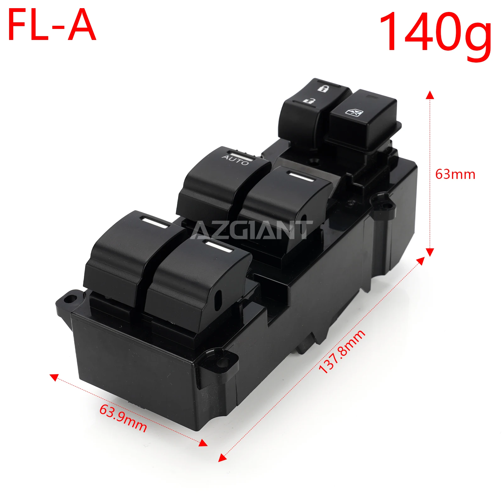For Honda CR-V 2014-2017/ Civic HF, LX, SE 2014-2015/ Crider GJ5 GJ7 2014-2018 Window Glass Lifter Control Button Front Left
For Honda CR-V 2014-2017/ Civic HF, LX, SE 2014-2015/ Crider GJ5 GJ7 2014-2018 Window Glass Lifter Control Button Front Left