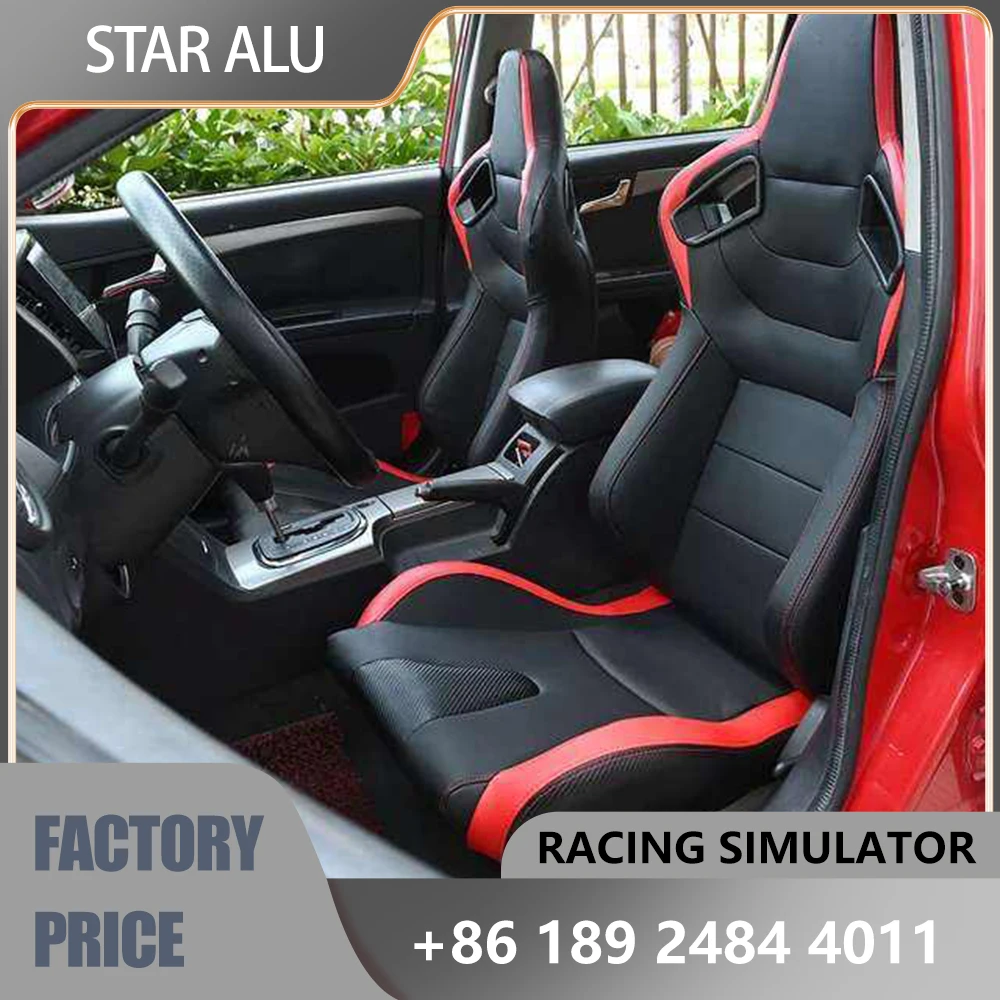 Racing Bucket Seat with Sliding Rail Adjustable Sport Seat for Car Modification Gaming Simulator PU Leather with
Racing Bucket Seat with Sliding Rail Adjustable Sport Seat for Car Modification Gaming Simulator PU Leather with