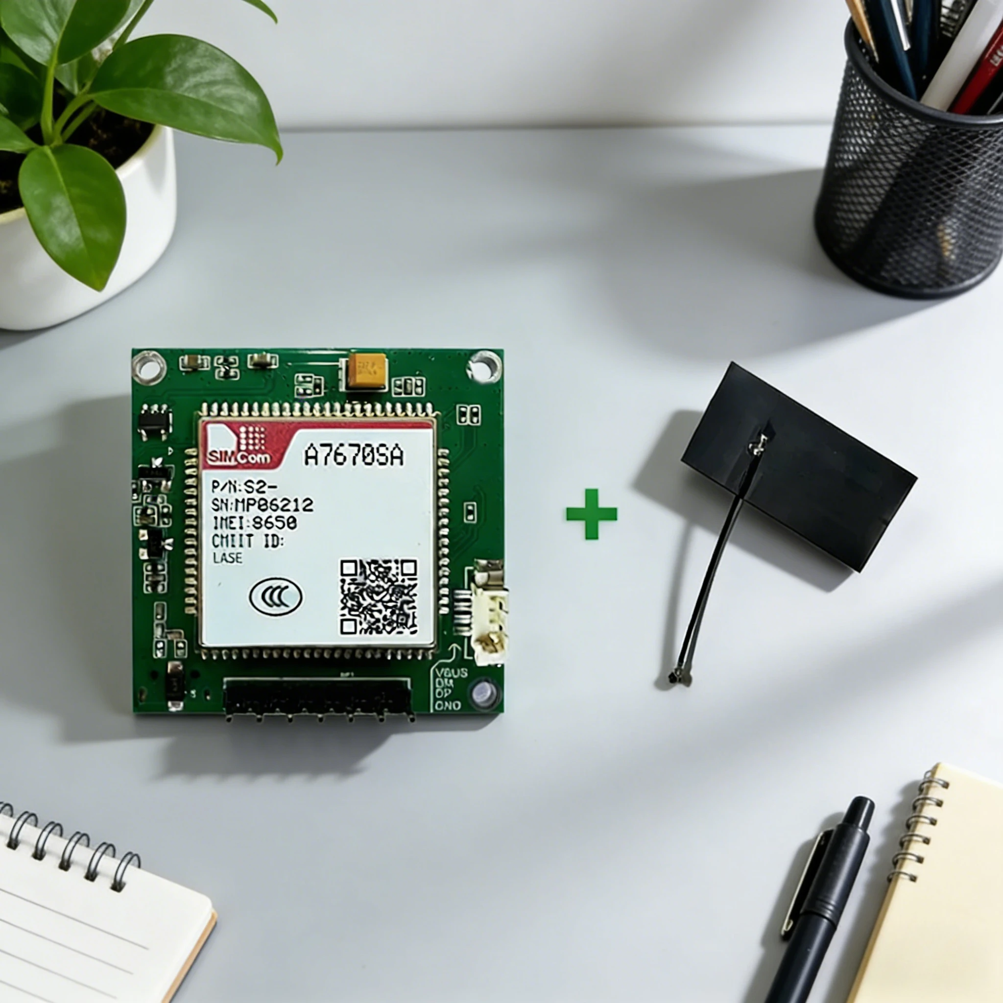 SIMCOM A7670SA No GPS DD-MCore-A7670SA-LASE LTE CAT1+4G+2G+Voice Core Board With 4G FPC Antenna
SIMCOM A7670SA No GPS DD-MCore-A7670SA-LASE LTE CAT1+4G+2G+Voice Core Board With 4G FPC Antenna