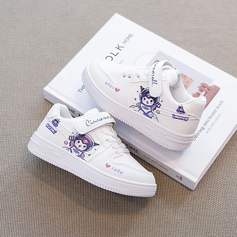Kids'Casual Shoes Sneakers Printed Cartoon Kuromi PU Leather For Girls Printed Anti-slip Breathable Pink Pruple Shoes Size 26-37
Kids'Casual Shoes Sneakers Printed Cartoon Kuromi PU Leather For Girls Printed Anti-slip Breathable Pink Pruple Shoes Size 26-37