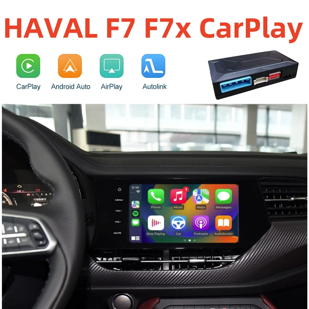 Интерфейс Apple CarPlay для Great Wall HAVAL F7x, беспроводное Android Auto, зеркало для iPhone, поддержка русской камеры заднего вида 360°
Интерфейс Apple CarPlay для Great Wall HAVAL F7x, беспроводное Android Auto, зеркало для iPhone, поддержка русской камеры заднего вида 360°