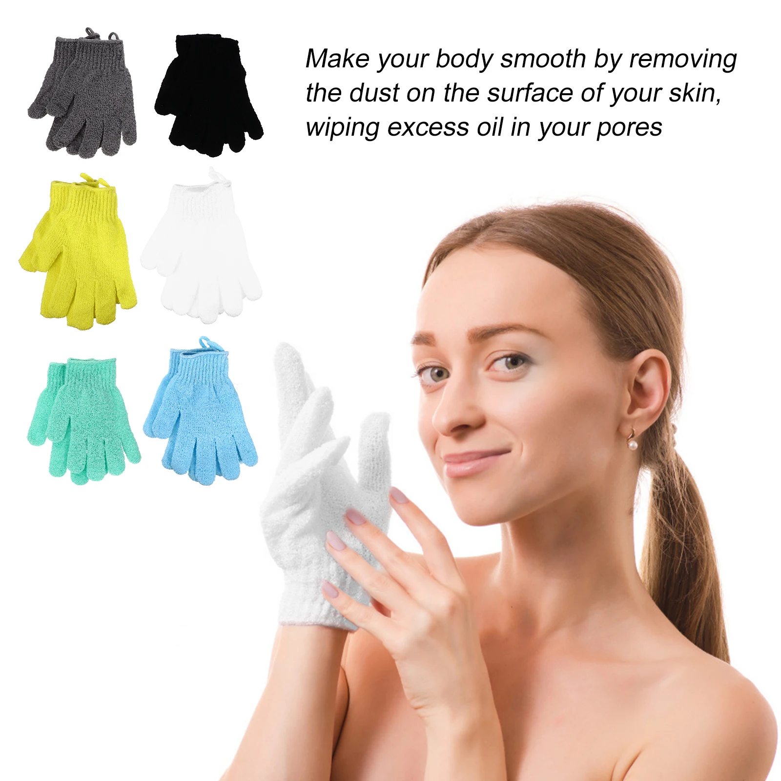 12pcs Exfoliating Gloves Shower Bath Massage Scrubber Skin Care Cleaning Glove Set Mixed Color Body Smoothing Dead Skin Remover
12pcs Exfoliating Gloves Shower Bath Massage Scrubber Skin Care Cleaning Glove Set Mixed Color Body Smoothing Dead Skin Remover