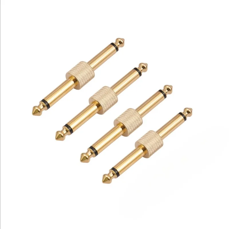 1/4 Inch Guitar Pedal Connector Z Type 6.3mm Pedals Coupler 4 Pack Pedal To Pedal Connector TS Copper Male Connector for Effect
1/4 Inch Guitar Pedal Connector Z Type 6.3mm Pedals Coupler 4 Pack Pedal To Pedal Connector TS Copper Male Connector for Effect