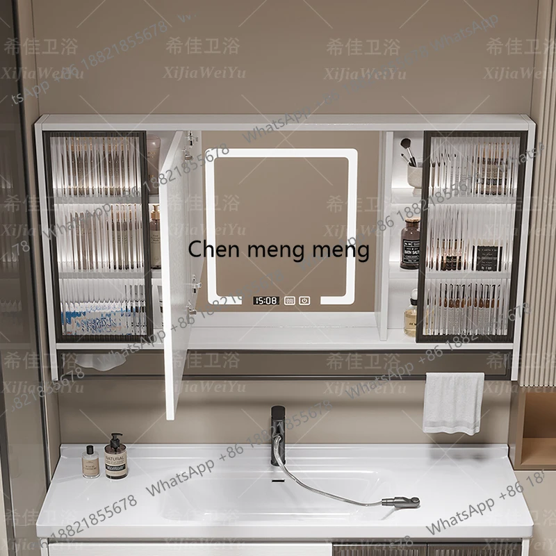 Nordic Smart Bathroom Mirror Cabinet Modern Solid Wood Storage Vanity Mirror Cabinet Multi-functional Bathroom Furniture
Nordic Smart Bathroom Mirror Cabinet Modern Solid Wood Storage Vanity Mirror Cabinet Multi-functional Bathroom Furniture