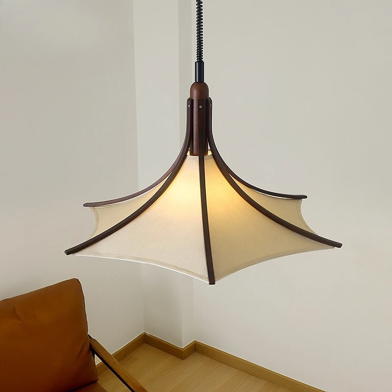 Lift Up Restaurant Solid Wood Horn Pendant Lights Retro Wabi Sabi Style Adjustable Retractable Dining Table Fabric Hanging Lamps
Lift Up Restaurant Solid Wood Horn Pendant Lights Retro Wabi Sabi Style Adjustable Retractable Dining Table Fabric Hanging Lamps