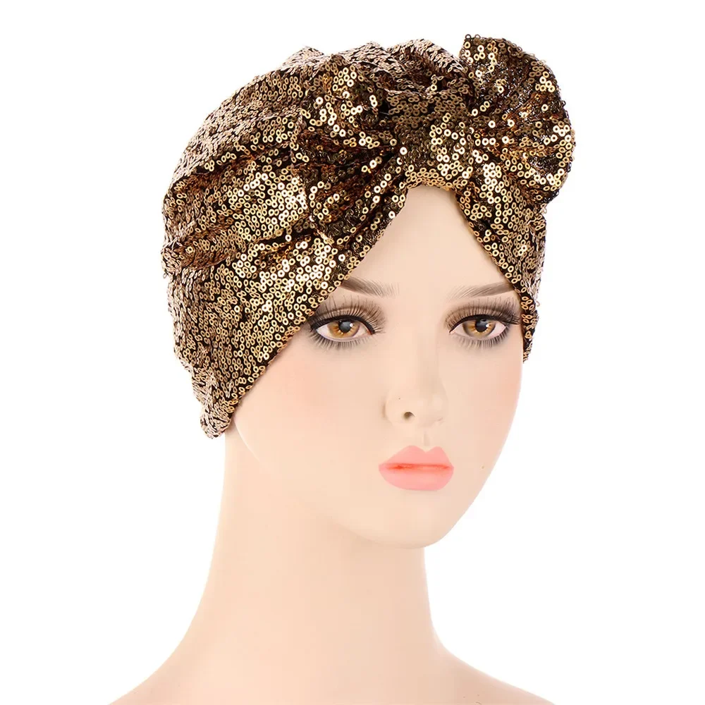 2025 New Women Glitter Sequins Turban Cap Muslim Fashion Headwear African Headwraps Ladies Headscarf Bonnet Islamic Hijab Caps
2025 New Women Glitter Sequins Turban Cap Muslim Fashion Headwear African Headwraps Ladies Headscarf Bonnet Islamic Hijab Caps