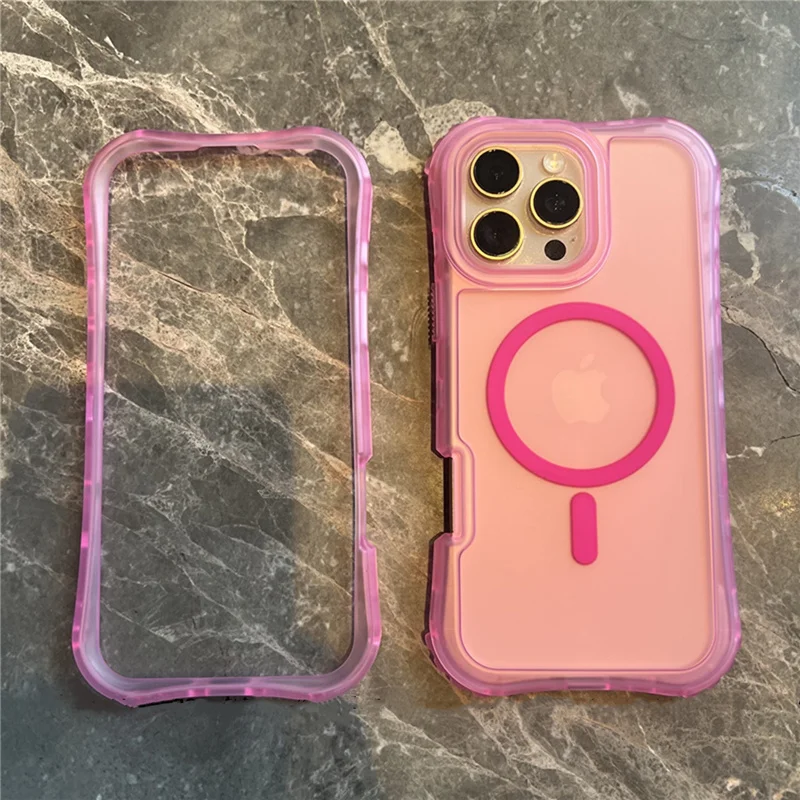 Frosted 3 IN 1 PC+ silicone Shockproof Magnetic Magsafe Hard Case For iPhone 16 15 14 13 15Pro Max Wireless Charge Armor Cover
Frosted 3 IN 1 PC+ silicone Shockproof Magnetic Magsafe Hard Case For iPhone 16 15 14 13 15Pro Max Wireless Charge Armor Cover