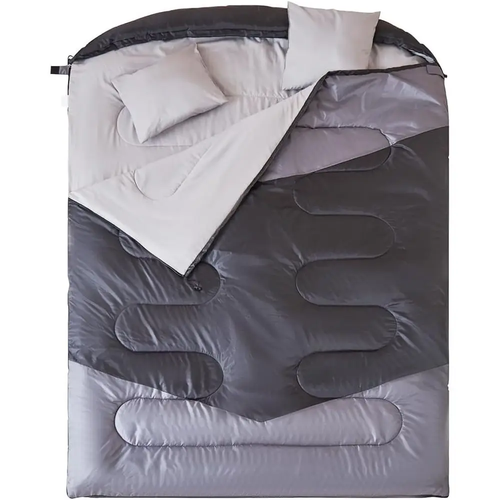 Double Layer Queen XL Waterproof Sleeping Bag or 2-Person All-Season Hiking Backpacking Bags
Double Layer Queen XL Waterproof Sleeping Bag or 2-Person All-Season Hiking Backpacking Bags