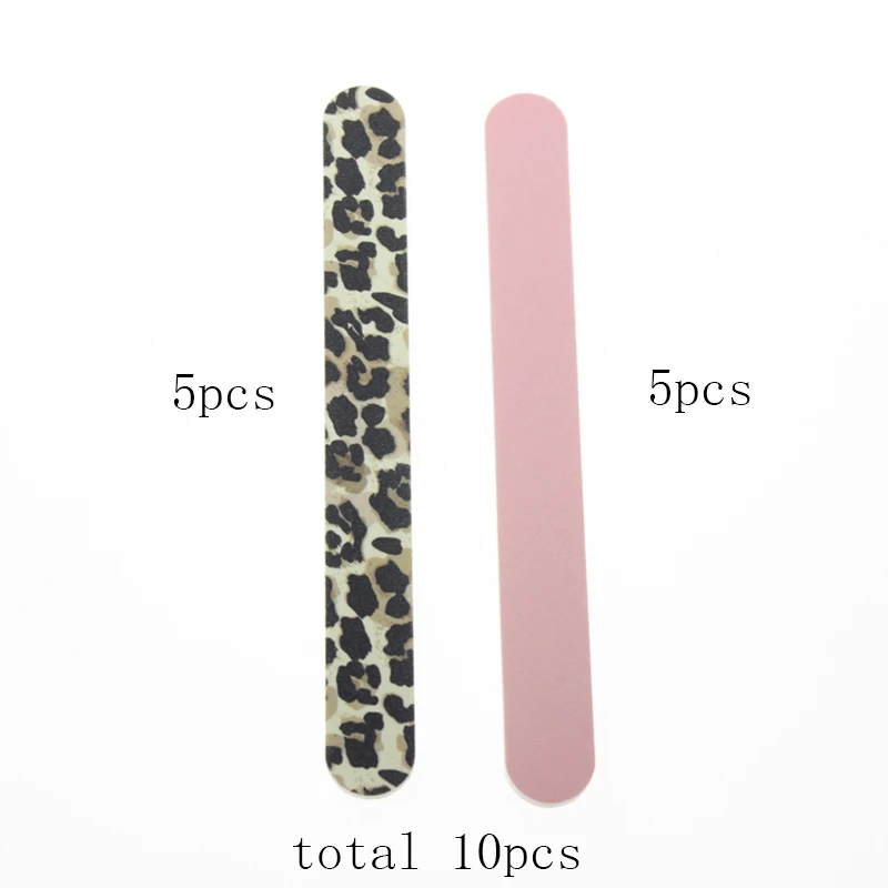 10Pcs/Set Leopard Double Side Professional Fingernail Toenail Nail Buffer Block Emery Board Nail File
10Pcs/Set Leopard Double Side Professional Fingernail Toenail Nail Buffer Block Emery Board Nail File