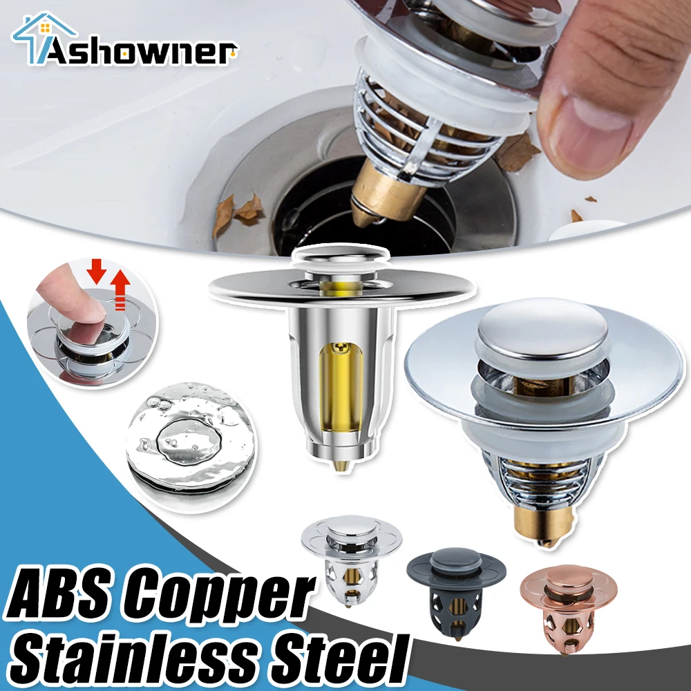 Stainless Floor Drain Shower Accessories Sink Drain Pop-up Push-type Drain Filter Universal Wash Basin for Bathroom or Kitchen
Stainless Floor Drain Shower Accessories Sink Drain Pop-up Push-type Drain Filter Universal Wash Basin for Bathroom or Kitchen