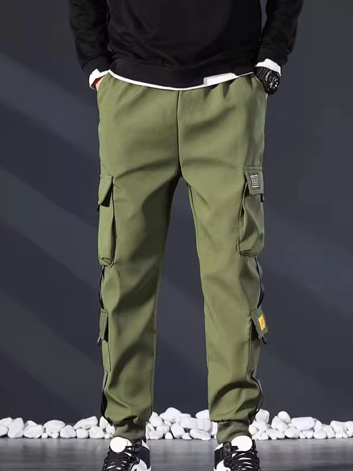 Multi-pockets Ribbons Bandage Tactical Techwear Cargo Pants Mens Harajuku Punk Hip Hop Joggers Pantalons Casual Streetwear
Multi-pockets Ribbons Bandage Tactical Techwear Cargo Pants Mens Harajuku Punk Hip Hop Joggers Pantalons Casual Streetwear