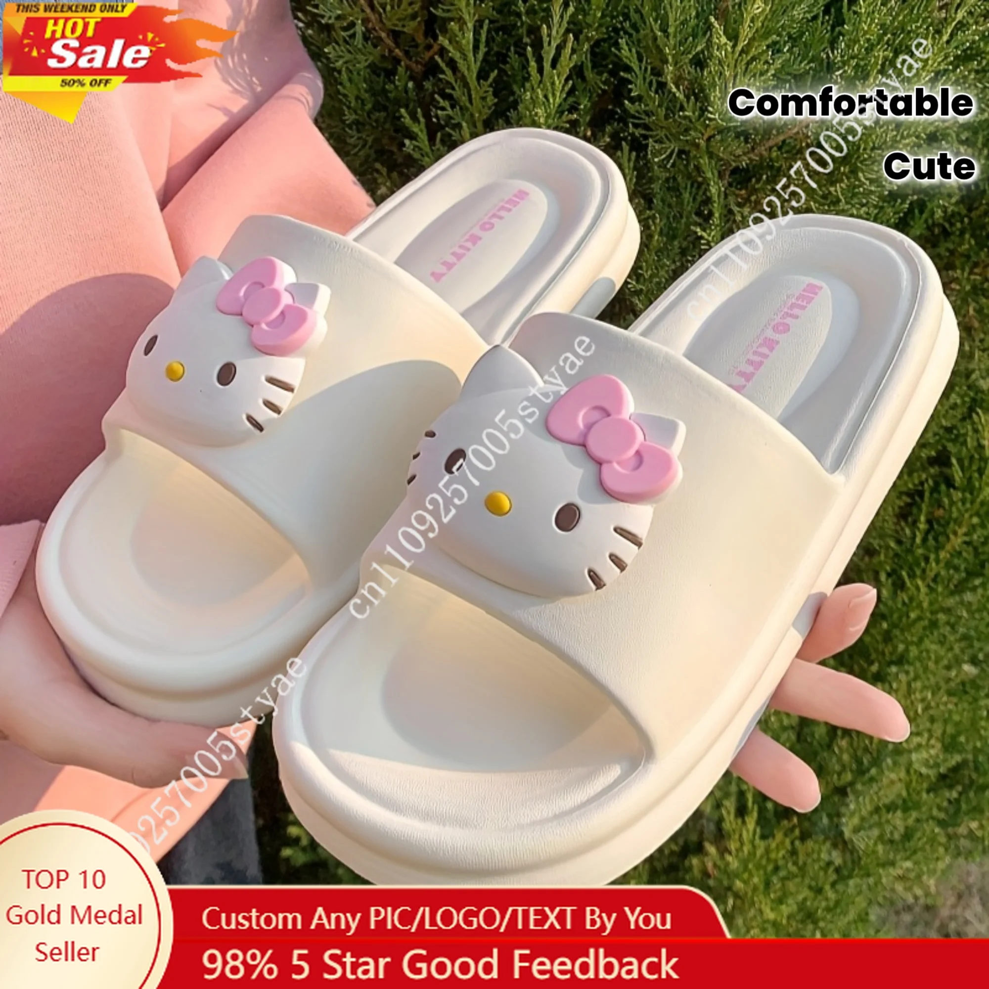 3D Cinnamoroll Cute and Soft Cartoon Slippers Indoor and Outdoor Summer Women'S Cool Fashion Easy Casual Trendy Comfortable
3D Cinnamoroll Cute and Soft Cartoon Slippers Indoor and Outdoor Summer Women'S Cool Fashion Easy Casual Trendy Comfortable