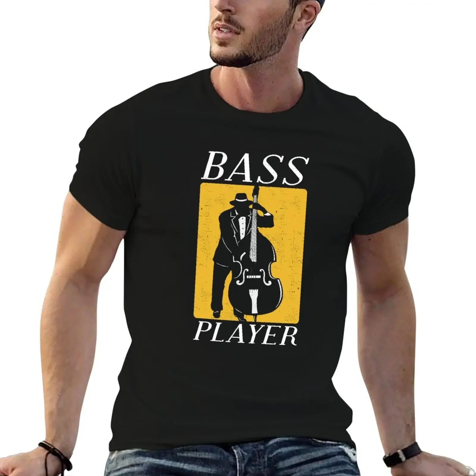 Cool Graphic Jazz Lovers Upright Bass Player design print T-Shirt shirts graphic tees graphic tee shirt mens clothes
Cool Graphic Jazz Lovers Upright Bass Player design print T-Shirt shirts graphic tees graphic tee shirt mens clothes