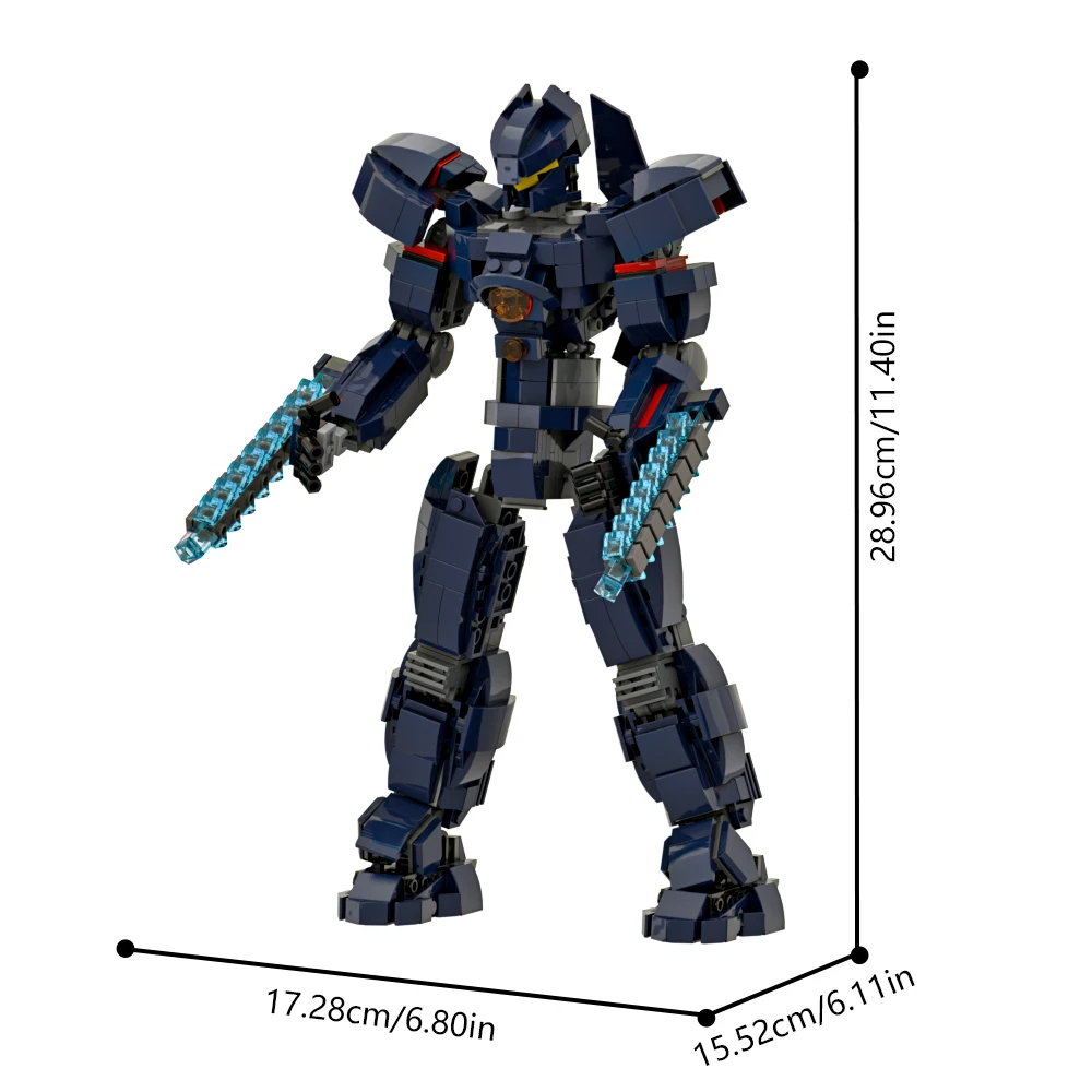 MOC Gipsy Avenger V2 Building Blocks Pacific Movie Heavy Mecha Battle Model Bricks Kid Toy Gift Desk Ornament Decoration
MOC Gipsy Avenger V2 Building Blocks Pacific Movie Heavy Mecha Battle Model Bricks Kid Toy Gift Desk Ornament Decoration