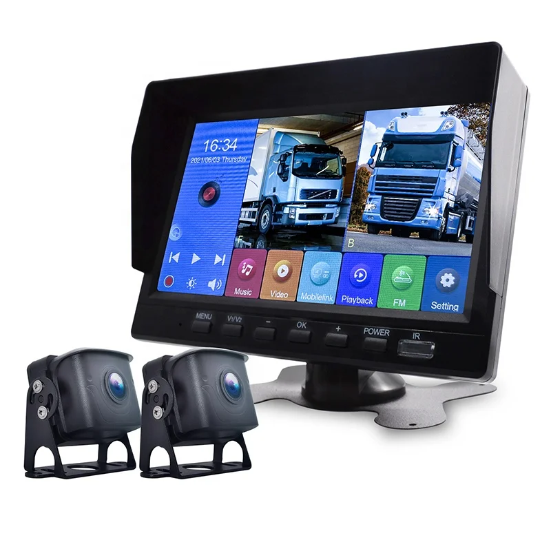 7-дюймовый 1024*600 IPS-дисплей 2-канальный AHD 1080P Реверсивная камера ночного видения Full HD Система мониторинга грузовых автобусов
7-дюймовый 1024*600 IPS-дисплей 2-канальный AHD 1080P Реверсивная камера ночного видения Full HD Система мониторинга грузовых автобусов