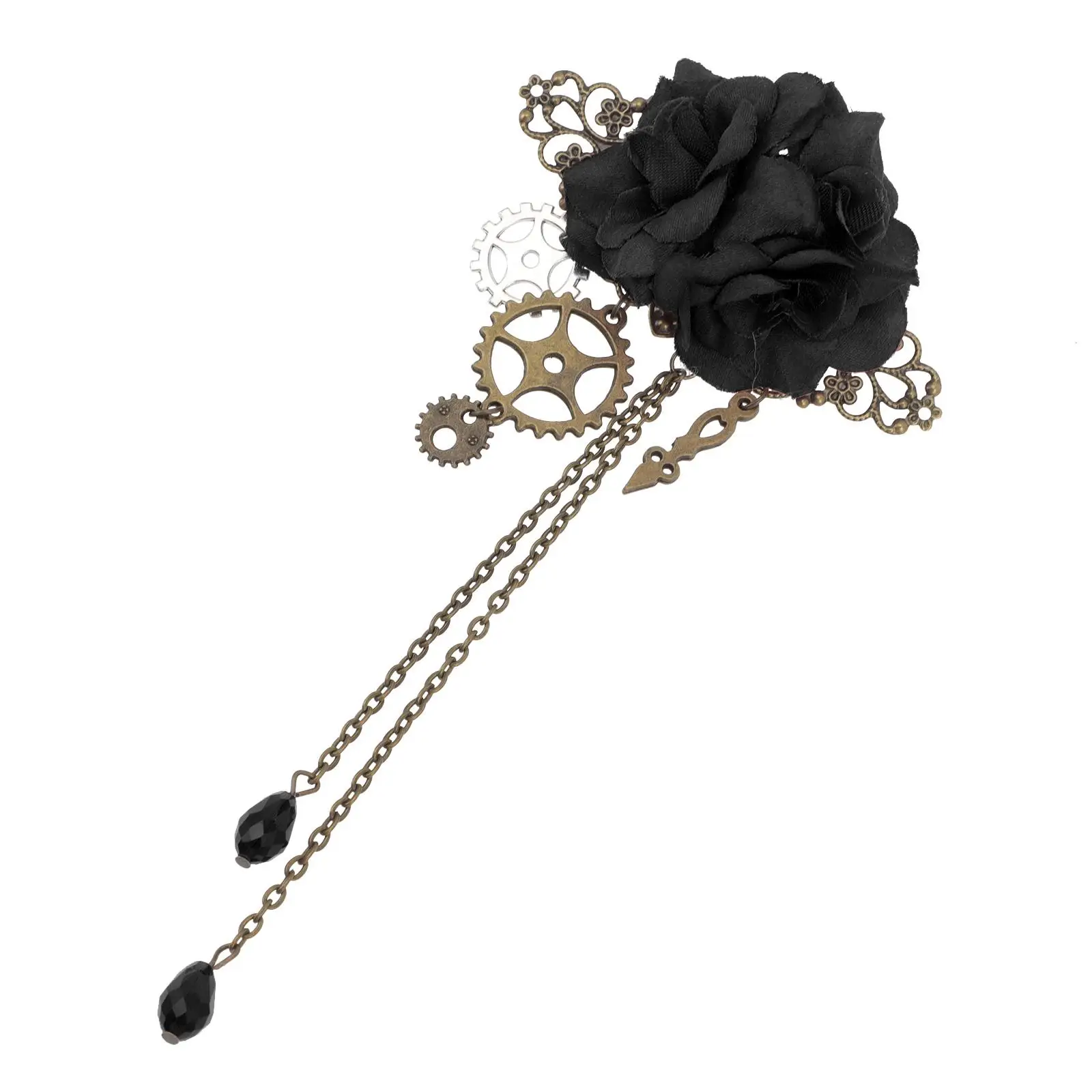 Mechanical Gear Clip Vintage Gothic Rose Metal Hair Hair Accessories For Girls Pins for Girls Bride Accessories
Mechanical Gear Clip Vintage Gothic Rose Metal Hair Hair Accessories For Girls Pins for Girls Bride Accessories
