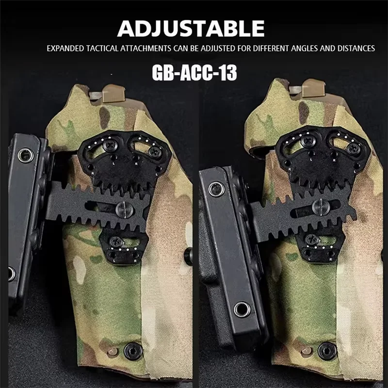Tactical Holster Negative Cant Plate Holster Adapter Plate Mount Ncp2 for Airsoft Holster Qls Extension Equipment
Tactical Holster Negative Cant Plate Holster Adapter Plate Mount Ncp2 for Airsoft Holster Qls Extension Equipment