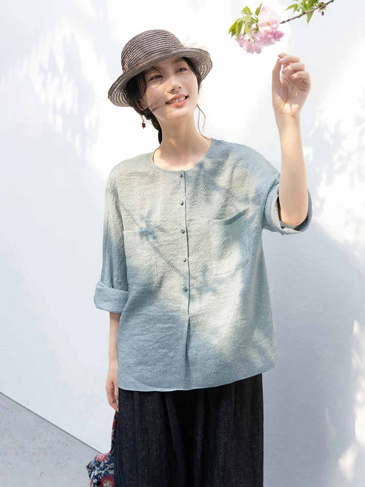 New Le Collection Silk Linen Blend Slim Fit Summer irt Neline Svel Women's Casual Faion Breathable Thin Material
New Le Collection Silk Linen Blend Slim Fit Summer irt Neline Svel Women's Casual Faion Breathable Thin Material