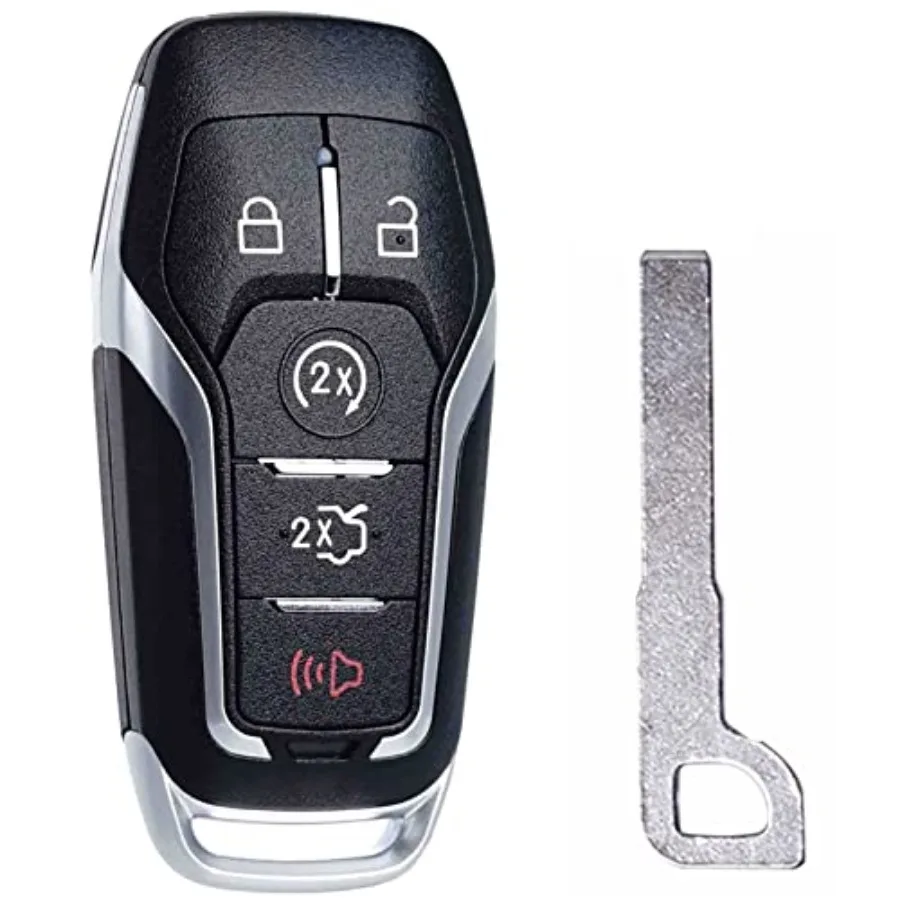 Key Fob Replacement Fits for Ford Explorer 2016-2017 Edge Mustang 2015-2017 Fusion Titanium Lincoln MKZ MKC 2014-2016 MKX 2016
Key Fob Replacement Fits for Ford Explorer 2016-2017 Edge Mustang 2015-2017 Fusion Titanium Lincoln MKZ MKC 2014-2016 MKX 2016