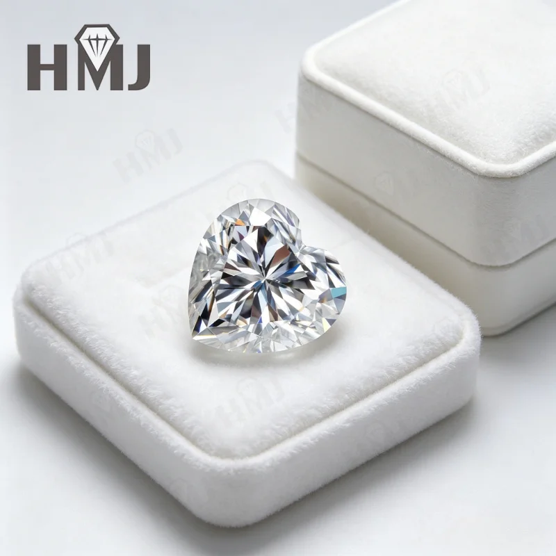 Wholesale Moissanite Loose Stone Heart Cut D Color VVS1 Passing Diamond Tester for DIY Jewelry Making Materials with Report
Wholesale Moissanite Loose Stone Heart Cut D Color VVS1 Passing Diamond Tester for DIY Jewelry Making Materials with Report