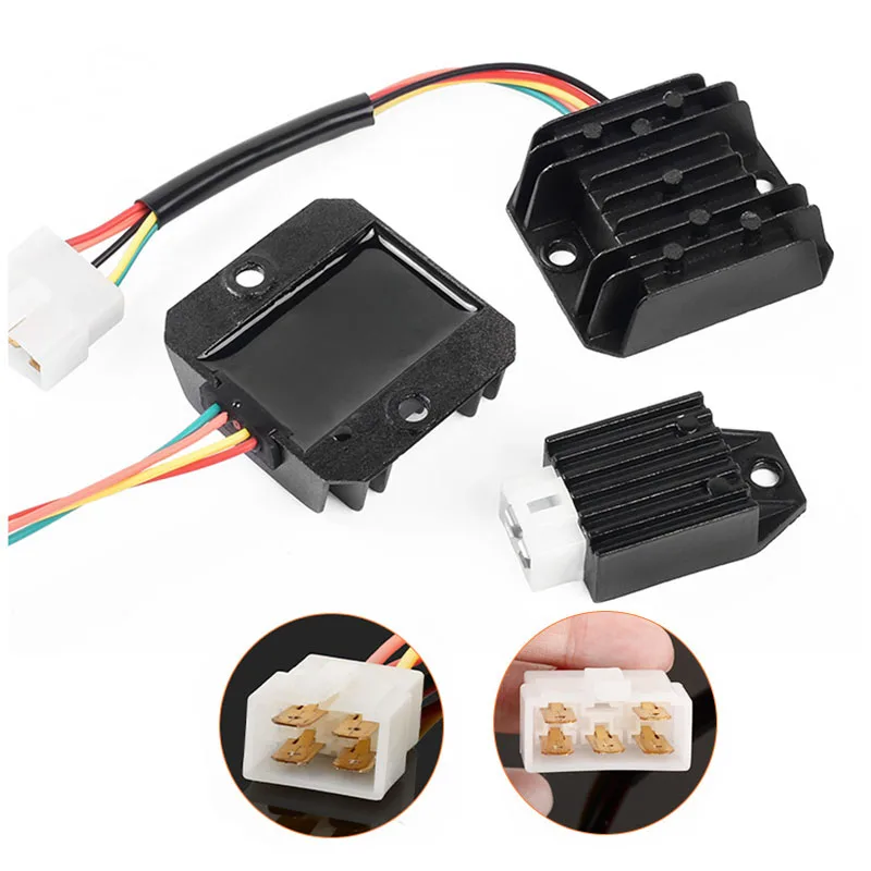 Pedal Motorcycle GY6-125 Rectifier 4/5-wire Guangyang Haomai Voltage Regulator Single Silicon AC to DC Conversion
Pedal Motorcycle GY6-125 Rectifier 4/5-wire Guangyang Haomai Voltage Regulator Single Silicon AC to DC Conversion