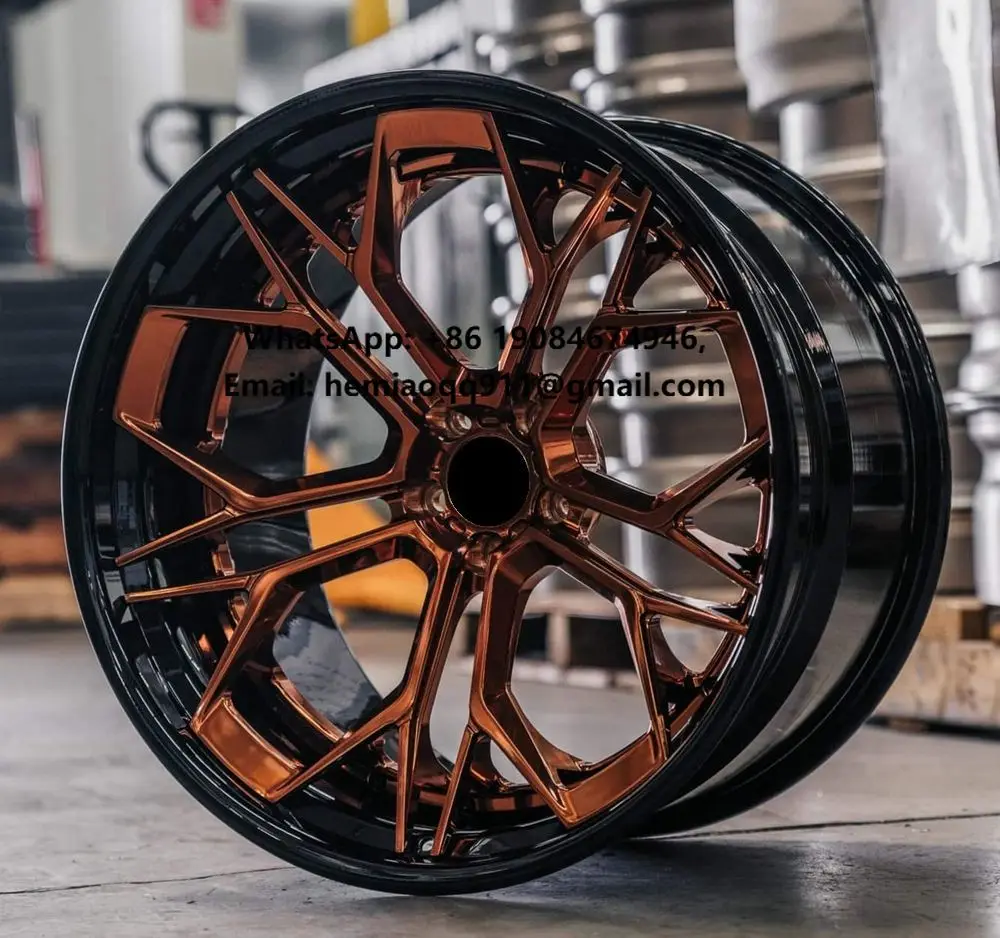 FSC-1008 Forgestar 6061-T6 Alloy Car Wheels Custom 19 22 24 26 Inch 2-piece 5x114.3 Forged Carbon Fiber Wheels for BMW BENZ
FSC-1008 Forgestar 6061-T6 Alloy Car Wheels Custom 19 22 24 26 Inch 2-piece 5x114.3 Forged Carbon Fiber Wheels for BMW BENZ