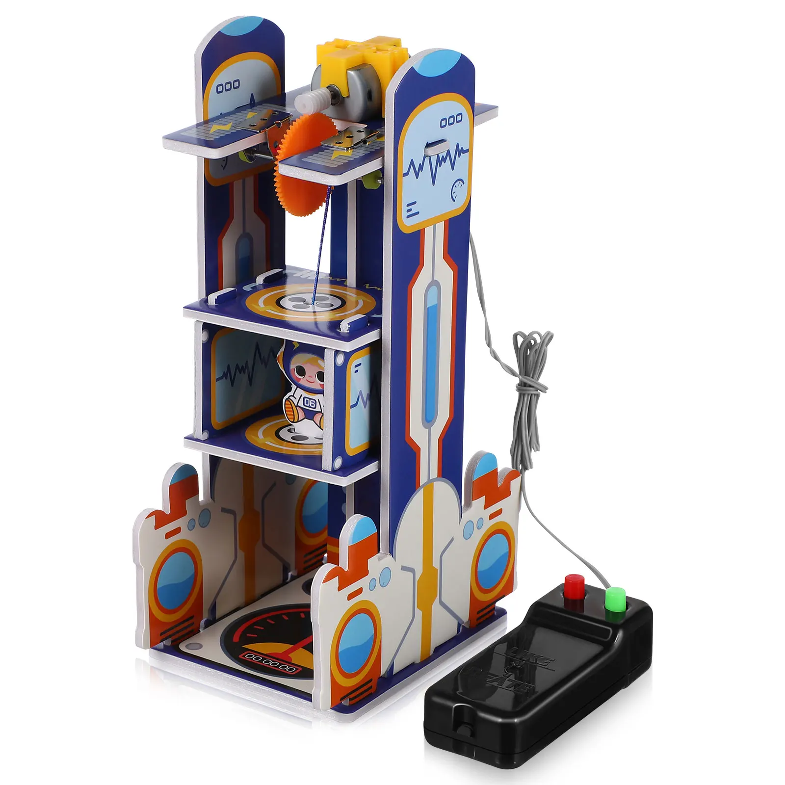 Frontier Handmade Assembly Toy Elevator Kit Electric Model STEM Project Educational Fun Creative Learning Safe Materials Child
Frontier Handmade Assembly Toy Elevator Kit Electric Model STEM Project Educational Fun Creative Learning Safe Materials Child