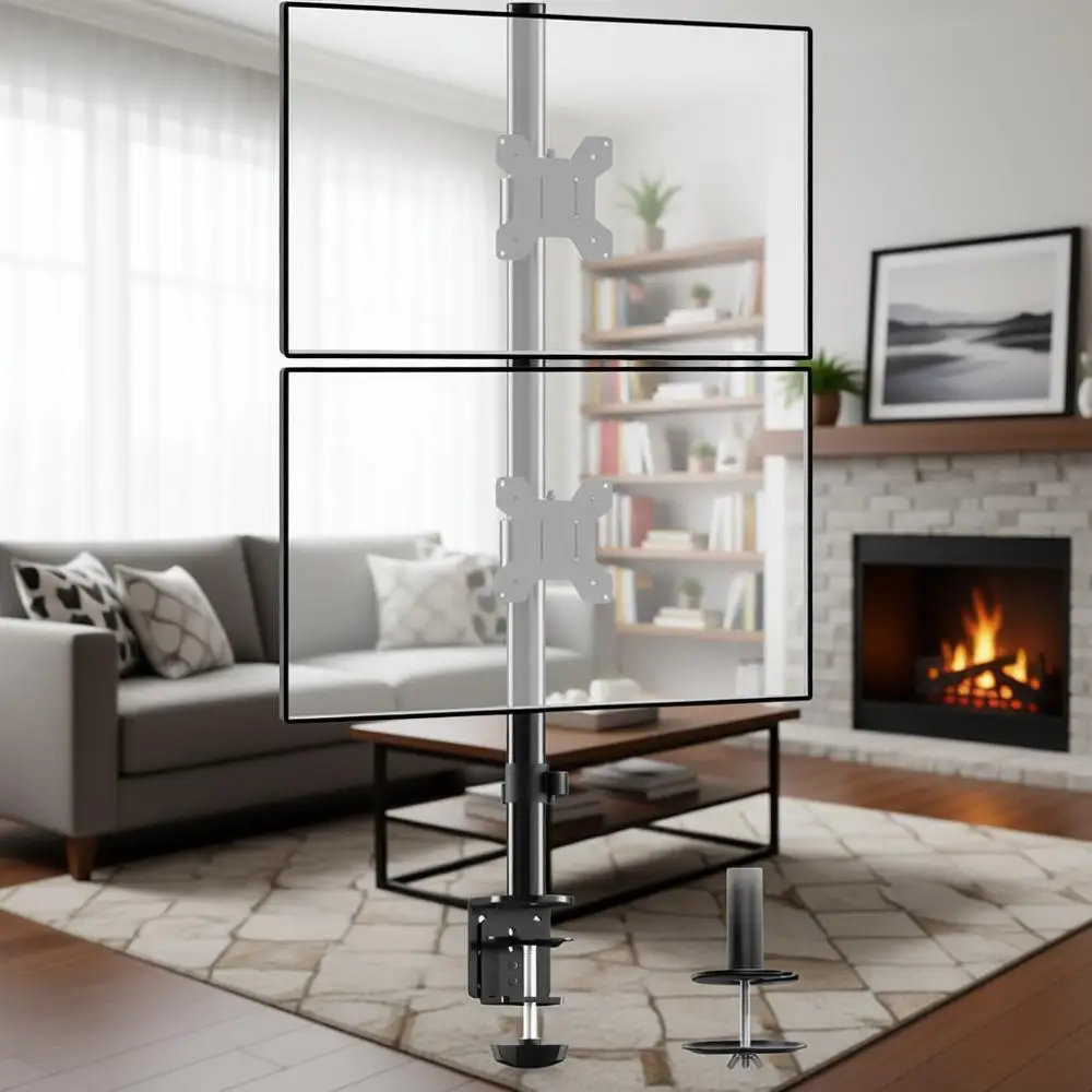 Универсальная подставка для двух ЖК-мониторов, регулируемое настольное крепление для 2 экранов до 32 дюймов, высокий стойка, сверхпрочная, полностью регулируемая
Универсальная подставка для двух ЖК-мониторов, регулируемое настольное крепление для 2 экранов до 32 дюймов, высокий стойка, сверхпрочная, полностью регулируемая