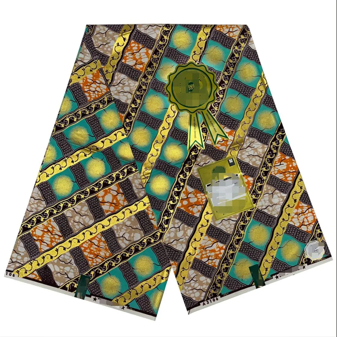 New Arrival Guaranteed Veritable 100% Cotton Soft Ankara Wax Prints Fabric High Quality Original African Real Wax Fabric Pagne
New Arrival Guaranteed Veritable 100% Cotton Soft Ankara Wax Prints Fabric High Quality Original African Real Wax Fabric Pagne