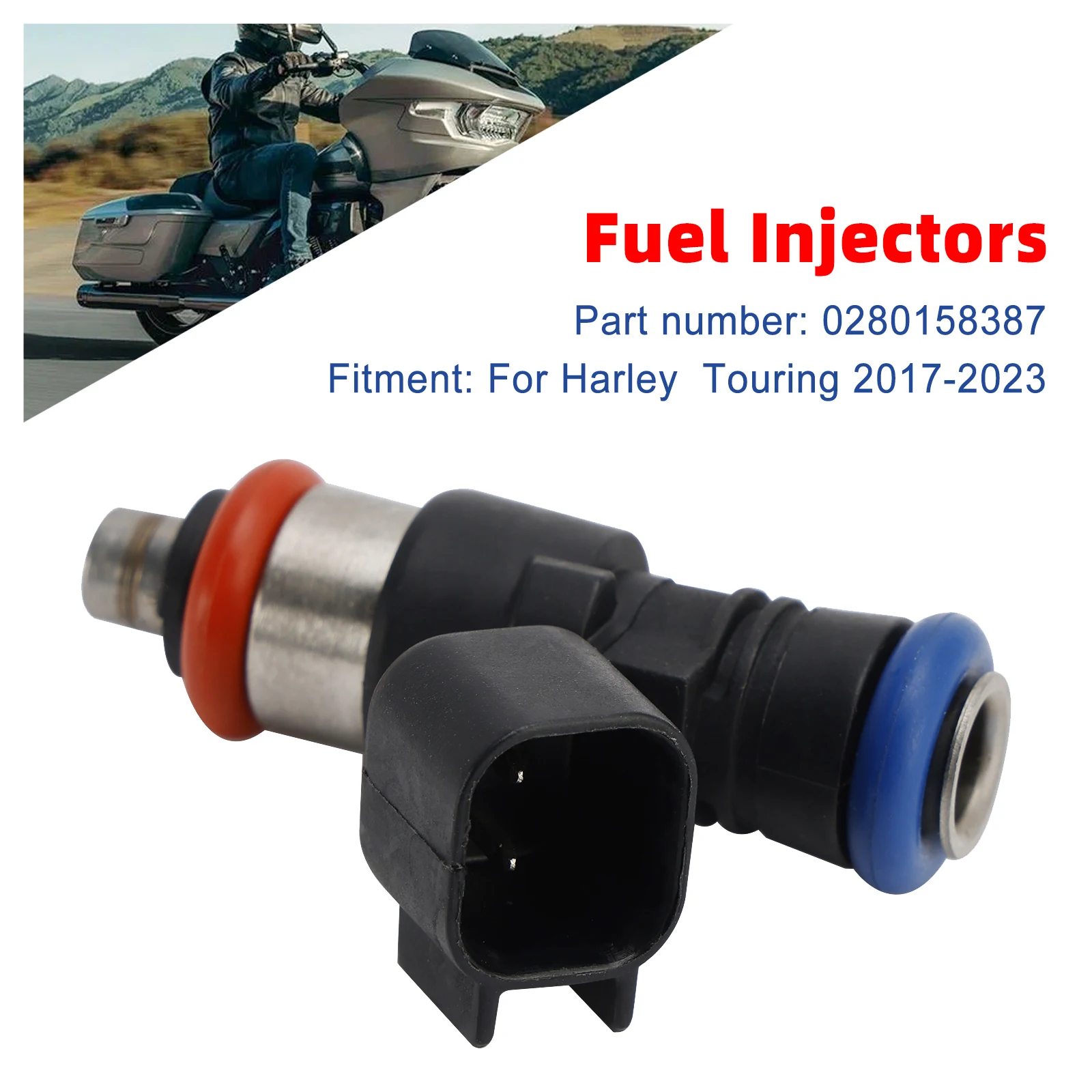 Topteng 0280158387 Fuel Injectors For Touring FLHXSE CVO STREET GLIDE 2017-2023 2018 2019 2020 2021 2022
Topteng 0280158387 Fuel Injectors For Touring FLHXSE CVO STREET GLIDE 2017-2023 2018 2019 2020 2021 2022