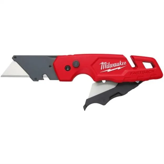Fastback Knife with Storage, Tool-Free Blade Change, Gut Hook & Wire Stripper, All Metal Body for Secure Cutting
Fastback Knife with Storage, Tool-Free Blade Change, Gut Hook & Wire Stripper, All Metal Body for Secure Cutting