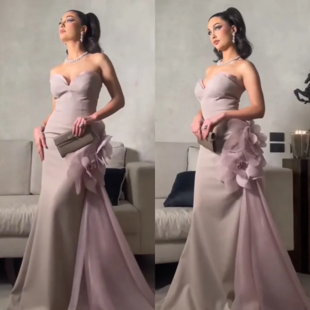 Customized Elegant Jersey Pleat Flower Trumpet Sweetheart Long Dresses Bespoke Occasion Formal Modern Style
Customized Elegant Jersey Pleat Flower Trumpet Sweetheart Long Dresses Bespoke Occasion Formal Modern Style