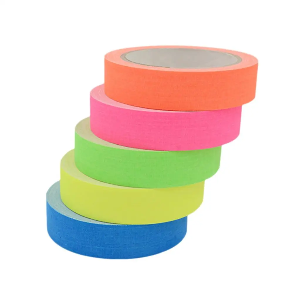 5 Pcs Fluorescent Cloth Tape Neon Blacklight Glow Dark Party Decorations Assorted Colors No Sticky Christmas Halloween
5 Pcs Fluorescent Cloth Tape Neon Blacklight Glow Dark Party Decorations Assorted Colors No Sticky Christmas Halloween