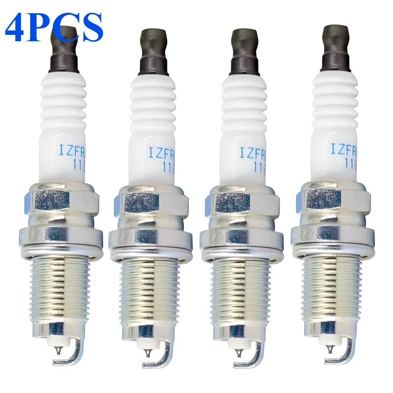4PCS Iridium Spark Plugs KH5RTI-11 Replace for Candle LFR5AIX-11(4469) NISSAN BY481-LFR5A Denso IKH16 HYUNDAI 1884111051
4PCS Iridium Spark Plugs KH5RTI-11 Replace for Candle LFR5AIX-11(4469) NISSAN BY481-LFR5A Denso IKH16 HYUNDAI 1884111051