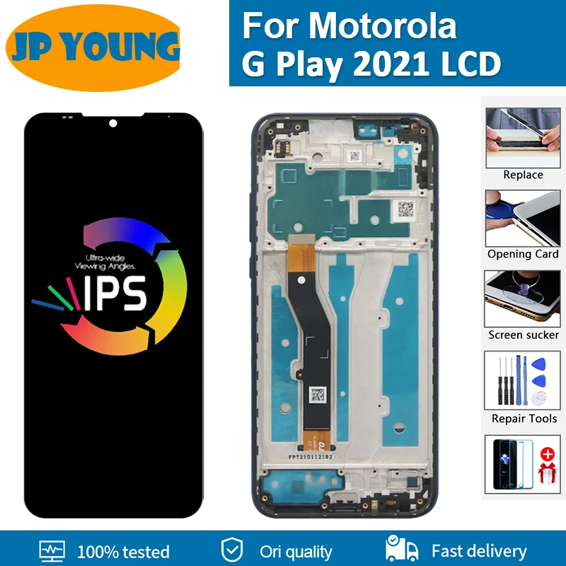 Original 6.5" For Motorola Moto G Play (2021) LCD Touch Screen Sensor Digiziter Assembly Replace For Moto G Play 2021 With Frame
Original 6.5" For Motorola Moto G Play (2021) LCD Touch Screen Sensor Digiziter Assembly Replace For Moto G Play 2021 With Frame