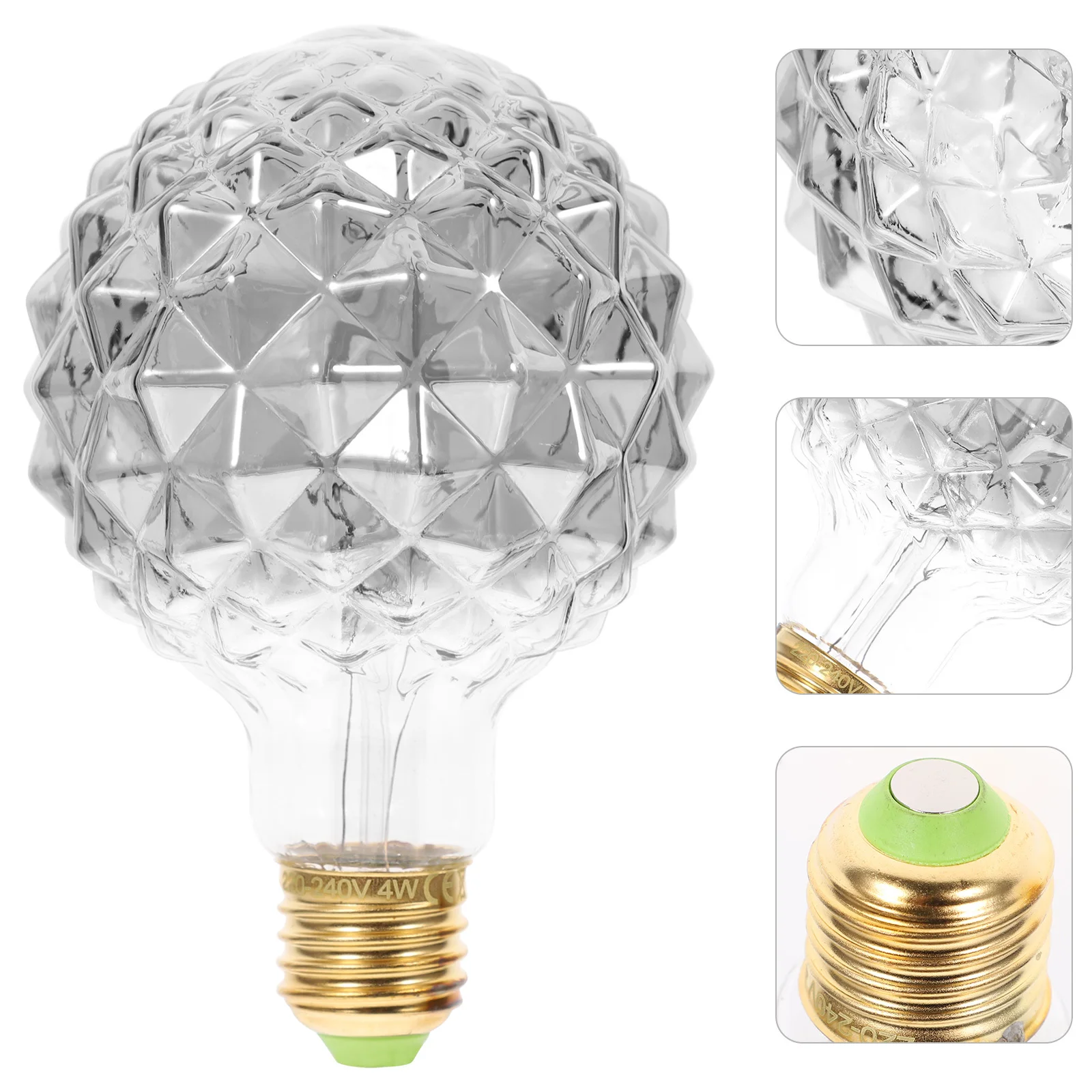 Vintage LED Light Bulb Pineapple Design Decorative Glass Bulb Long Lifespan Dimmable Warm Light for Home Garden Pergola
Vintage LED Light Bulb Pineapple Design Decorative Glass Bulb Long Lifespan Dimmable Warm Light for Home Garden Pergola