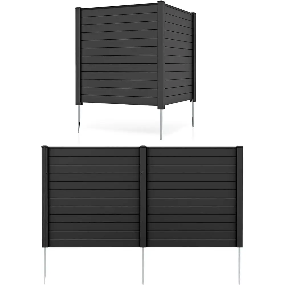 4-Panel Outdoor Privacy Screen, 48W x 48H, Decorative AC and Trash Can Enclosure, Easy Assembly, Durable Vinyl, Suitable for Pat
4-Panel Outdoor Privacy Screen, 48W x 48H, Decorative AC and Trash Can Enclosure, Easy Assembly, Durable Vinyl, Suitable for Pat