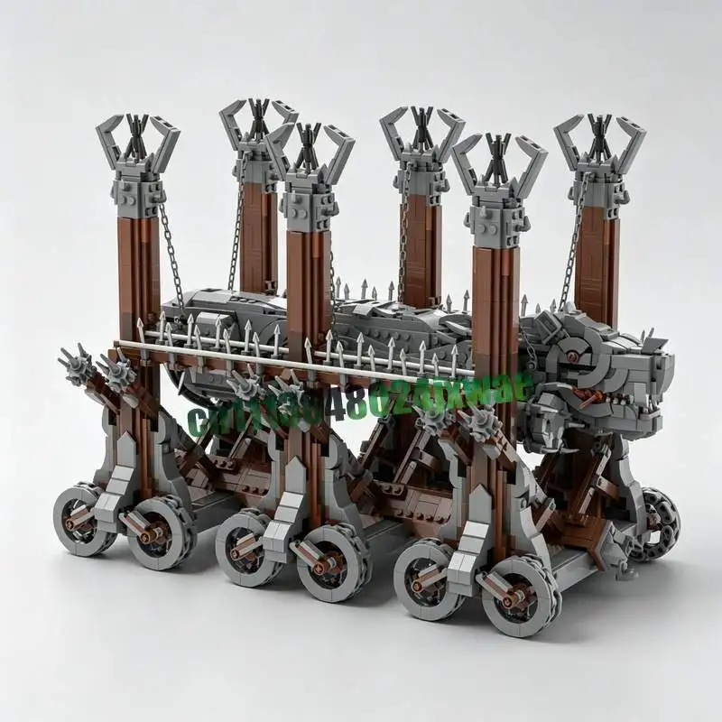 3602 PCS Medieval Siege War Machine Model MOC Custom Puzzle Building Blocks DIY Assembly Educational Toy Creative Gift Display
3602 PCS Medieval Siege War Machine Model MOC Custom Puzzle Building Blocks DIY Assembly Educational Toy Creative Gift Display